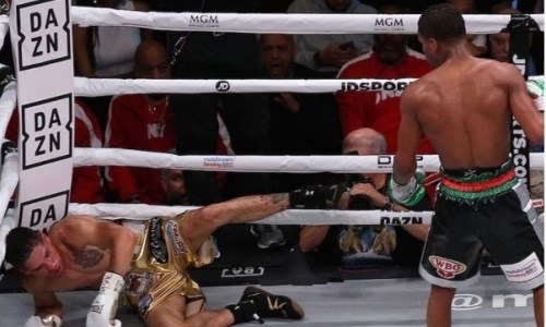 Видео нокаута года, или Как мексиканца уничтожили в главном бою вечера бокса с победой Елеусинова