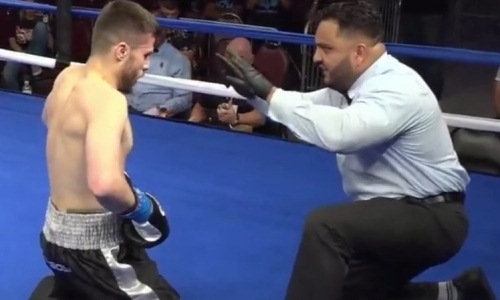 «Мачете» в первом раунде «зарубил» джорнимена. Видео нокдауна и нокаута в весе Калицкого
