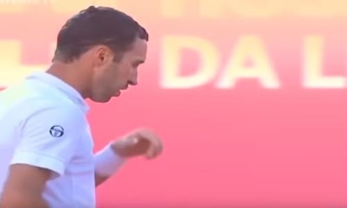 Видеообзор матча на турнире в Эшториле Кукушкин — Тиафо 3:6, 5:7