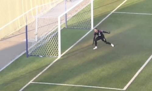 Видео второго гола Алтынбекова матча Премьер-Лиги «Иртыш» — «Жетысу»