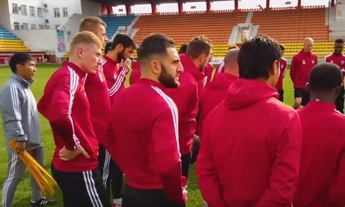 Видео предыгровой тренировки «Кайсара»