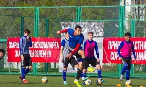 Фоторепортаж с тренировки «Акжайыка»