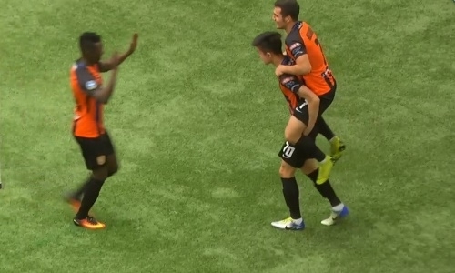 Видео гола Пайруза матча Премьер-Лиги «Шахтер» — «Жетысу»