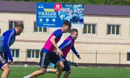 Фоторепортаж с предыгровой тренировки «Акжайыка»