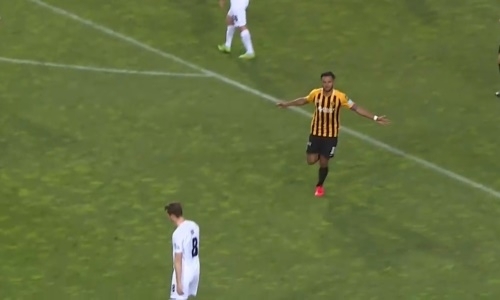 Видео второго гола Эсеолы матча Премьер-Лиги «Кайрат» — «Иртыш»