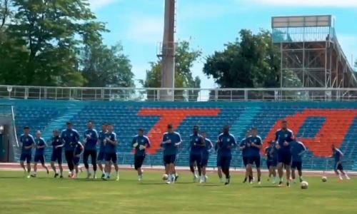 Видео с тренировки «Тараза» перед матчем с «Тоболом»