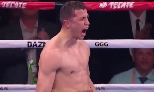 «Была такая цель». Узбек порадовал Головкина нокаутом и отпраздновал победу эффектным сальто