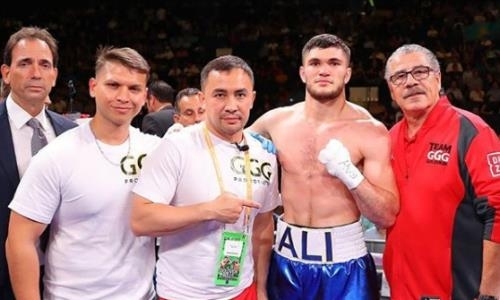 «Дальше — больше». Казахстанский нокаутер озвучил планы после победы в андеркарде Головкина