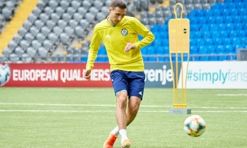 «Может сегодня повторит?» «Астана» вспомнила красивые голы Шомко за сборную Казахстана