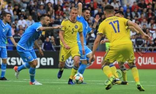 Видеообзор матча с четырьмя голами сборной Казахстана в ворота Сан-Марино