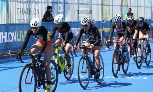 В Нур-Султане стартовал этап Кубка мира по триатлону