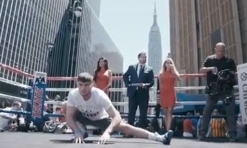 Казахстанский нокаутер из GGG Promotions показал видео лучших моментов открытой тренировки в Нью-Йорке