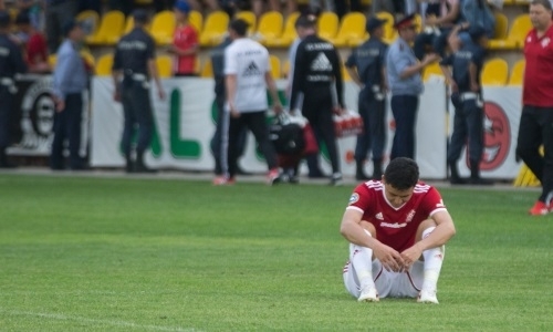 Еще один игрок «Актобе» получил повреждение