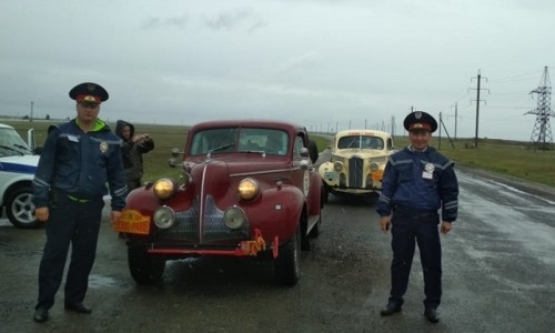 Павлодарская полиция помогла участнику ралли Пекин-Париж