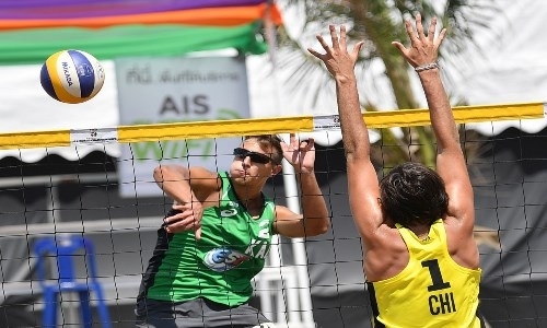 Казахстанские пляжники уступили чилийцам в 1/16 финала молодежного чемпионата мира