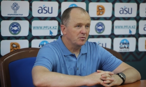 «За неделю три игры». Тренер «Атырау» отметил индивидуальное мастерство Калмуратова в матче с «Актобе»