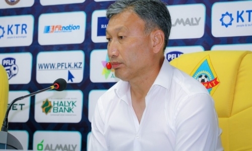 «На один мяч, как минимум, мы наиграли». Огай подвел итоги матча с «Кайратом» и рассказал про усиление «Жетысу»