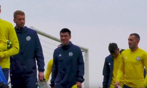 Видео тренировки сборной Казахстана на УТС в Талгаре