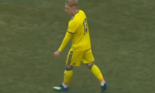 Видео второго гола Казахстана в ворота Фарер, или Как вышел Бачек и сразу забил