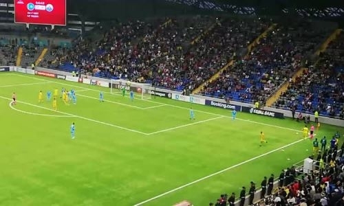 Видео гола Суюмбаева матча отбора ЕВРО-2020 Казахстан — Сан-Марино