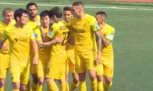 Видео гола Исламхана матча Премьер-Лиги «Окжетпес» — «Кайрат»