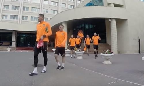 Видео предыгровой тренировки «Шахтера» в Павлодаре