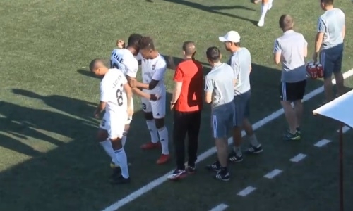 Видео гола Мбомбо матча Премьер-Лиги «Кайсар» — «Тараз»