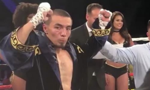 Казахстанский нокаутер одержал десятую победу на профи-ринге