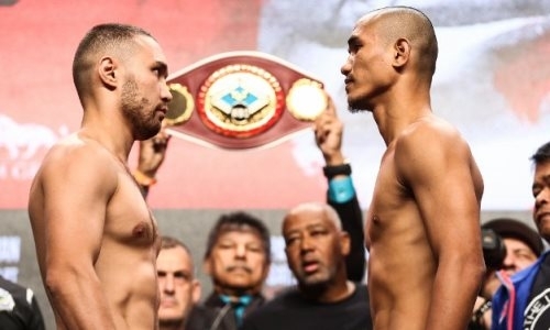 Уроженец Казахстана «сделал вес» перед боем в андеркарде вечера бокса Пакьяо — Турман