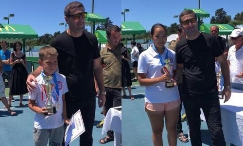 Атырауские теннисисты завоевали пять медалей на турнире в Грузии