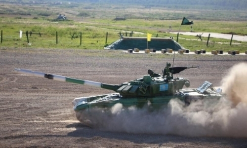 Казахстанская команда готовится принять участие в «Танковом биатлоне» в Москве