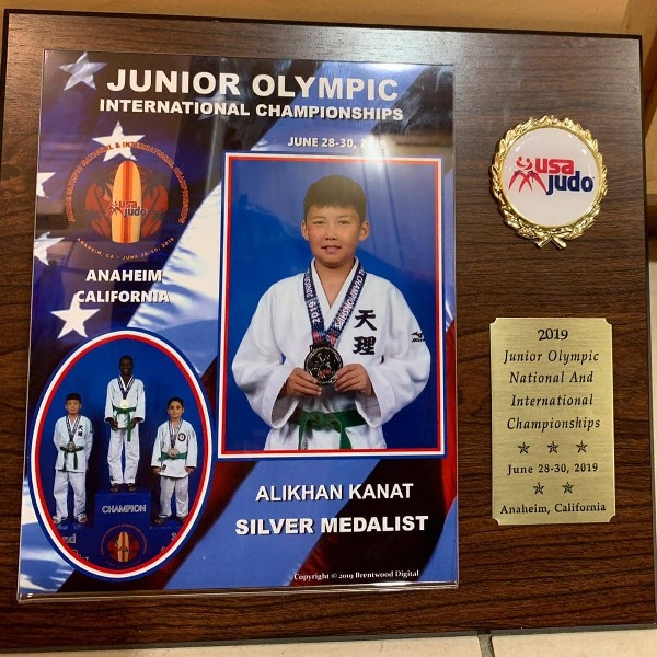 10-летний дзюдоист из Казахстана выиграл «серебро» в США