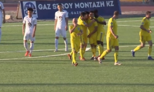 Видео гола Дарабаева матча Премьер-Лиги «Атырау» — «Жетысу»
