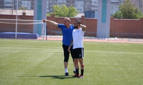 Фоторепортаж с предыгровой тренировки «Иртыша»