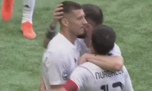 Видео автогола Меддура матча Лиги Европы «Тобол» — «Женесс»