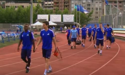 Видео с предыгровой тренировки «Астаны» в Андорре