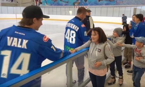 Старченко и Волк приняли участие в открытии катка перед стартом Кубка Президента РК