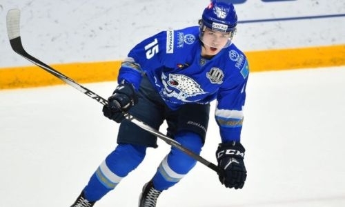 «Было волнение». Игрок молодежной сборной Казахстана — о дебютной шайбе в составе «Барыса»