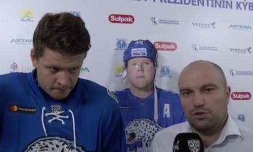 «Выдержка уровня „бог“». Появилось видео интересного интервью форварда «Барыса»