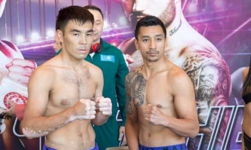 Казахстанский боксер со второй попытки уложился в вес перед титульным боем