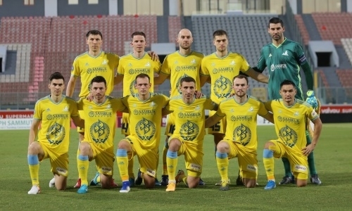 Представлена заявка «Астаны» на матчи раунда плей-офф Лиги Европы