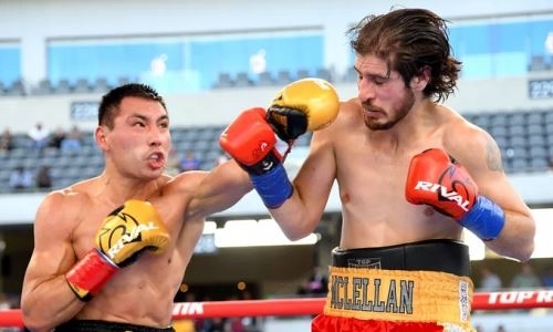 «Боксер сельского клуба против проспекта». Победный бой Алимханулы поставили в пример