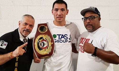 Алимханулы обратился к своей команде после победы нокаутом в США