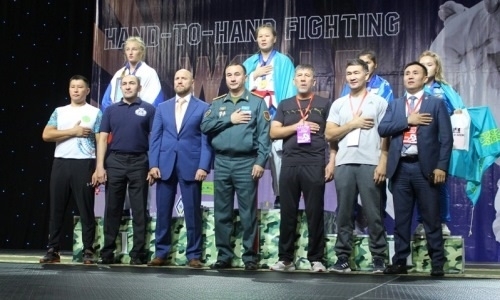 Впервые в Казахстане прошел чемпионат мира по рукопашному бою среди юниоров