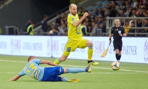 Маевский догнал Твумаси по играм за «Астану» в еврокубках