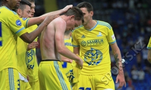 Фоторепортаж с матча Лиги Европы «Астана» — «Санта-Колома» 4:1