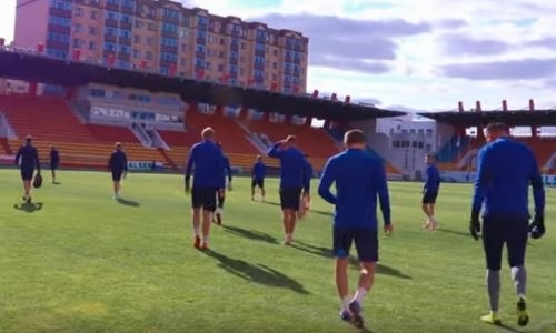 Видео с тренировки «Жетысу» перед матчем с «Актобе»