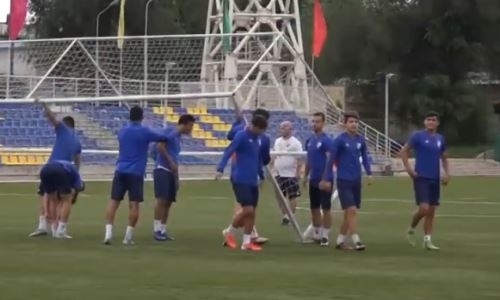 Видео с предыгровой тренировки «Жетысу Б»