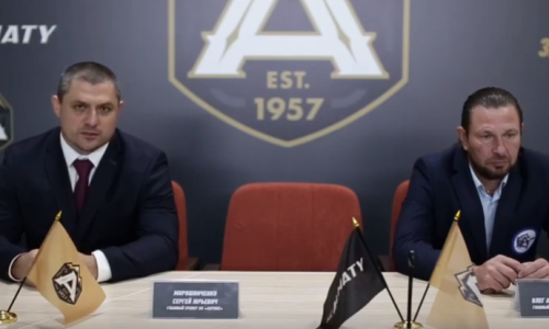 Видео послематчевой пресс-конференции игры Кубка Казахстана «Актобе» — «Кулагер» 3:2 ОТ