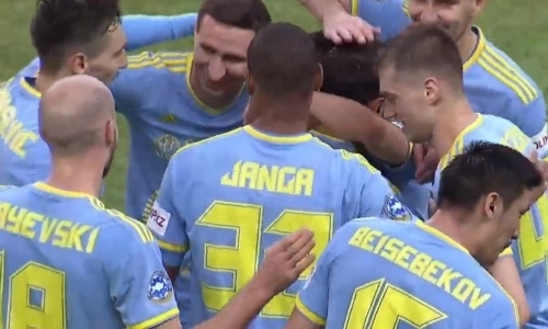 Видео потрясающего гола ударом через себя ножницами казахстанского нападающего КПЛ